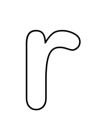 fichas de la R minúscula 3