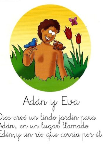 Fichas de Adán y Eva para estudiar 2