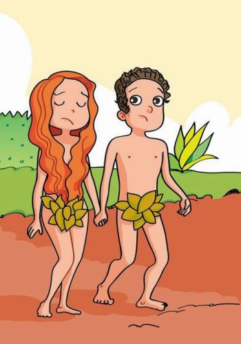 Fichas de Adán y Eva para imprimir 2