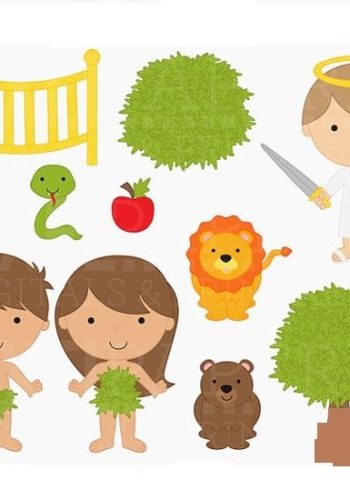 Fichas de Adán y Eva para imprimir 3