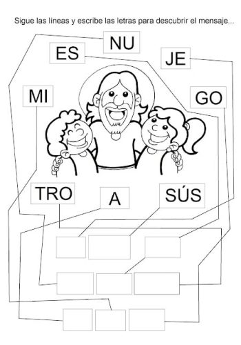 Fichas de Jesús para imprimir 2