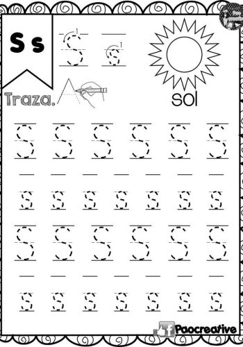 Fichas de consonantes para colorear 1