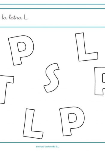 Fichas de consonantes para colorear 2