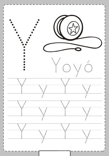 Fichas de la Y mayúscula 1