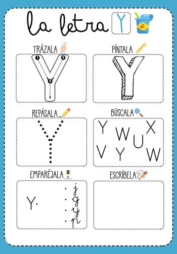 Fichas de la Y mayúscula 2