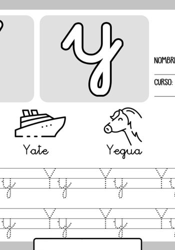 Fichas de la Y para imprimir 3