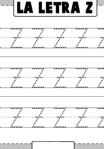Fichas de la Z mayúscula 2