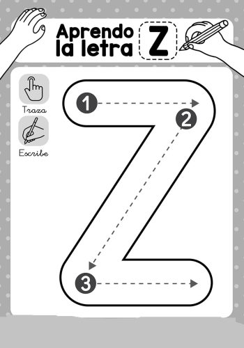Fichas de la Z para imprimir 1
