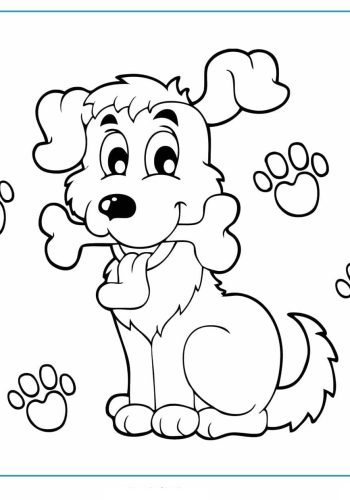 Fichas de perros para colorear 3