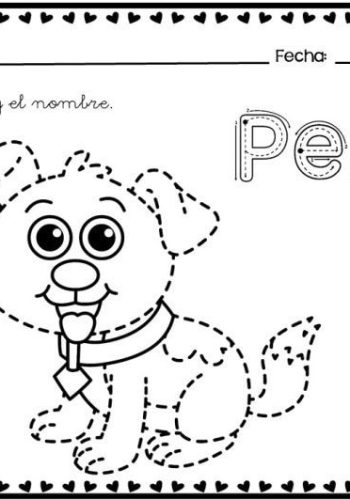 Fichas de perros para escribir 2
