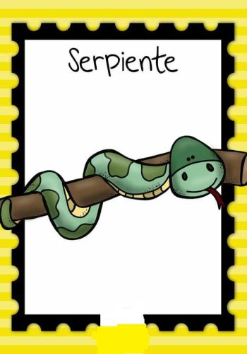 Fichas de serpientes para estudiar 3
