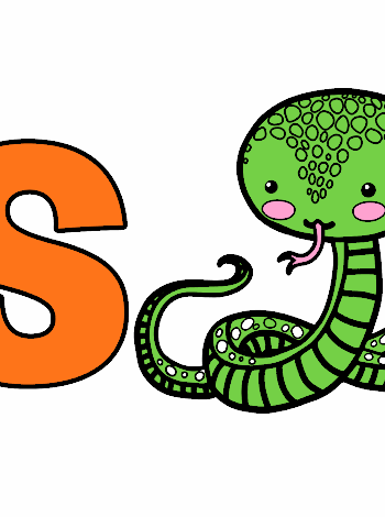 Fichas de serpientes para imprimir 2