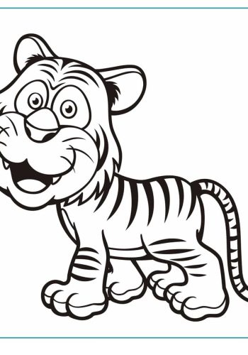 Fichas de tigres para imprimir 1