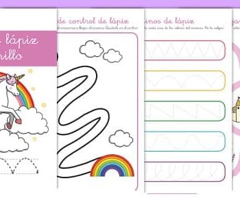 Fichas de unicornios para escribir 2