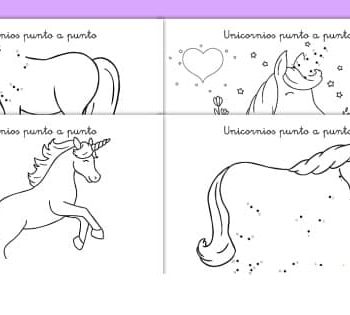 Fichas de unicornios para escribir 3