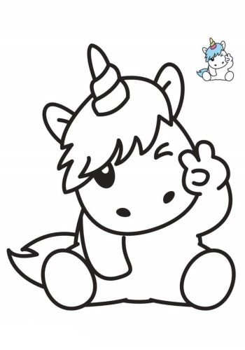 Fichas de unicornios para imprimir 3