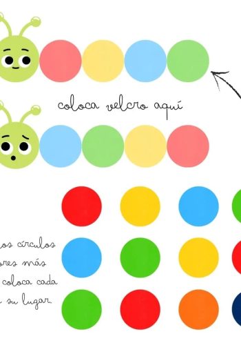 Fichas de gusanos para escribir 3