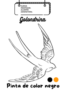 Fichas de color negro para colorear 2