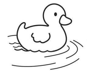 Fichas de patos para colorear 3