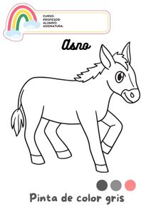 Fichas de color gris para colorear 2