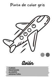 Fichas de color gris para colorear 3