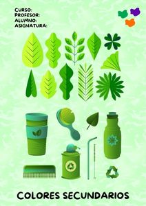 Fichas de colores secundarios para imprimir 2