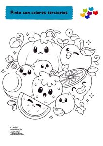 Fichas de colores terciarios para colorear 3