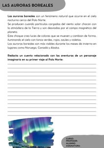 Fichas de zorros para escribir 2