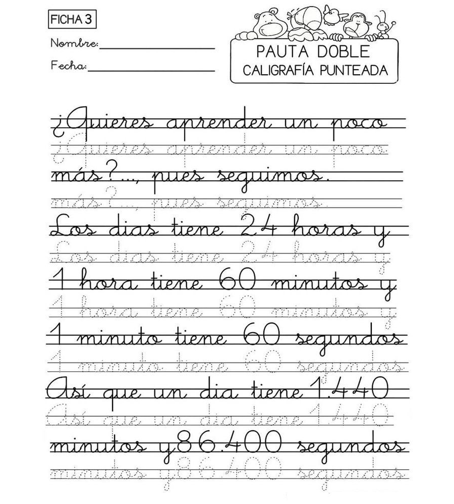 Fichas para trabajar las sílabas y formar palabras 3