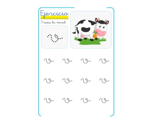 Fichas de la v minúscula 3