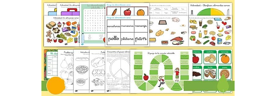 Comida en inglés para diferentes niveles de aprendizaje 3