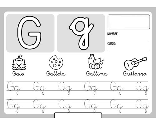 Fichas de la G