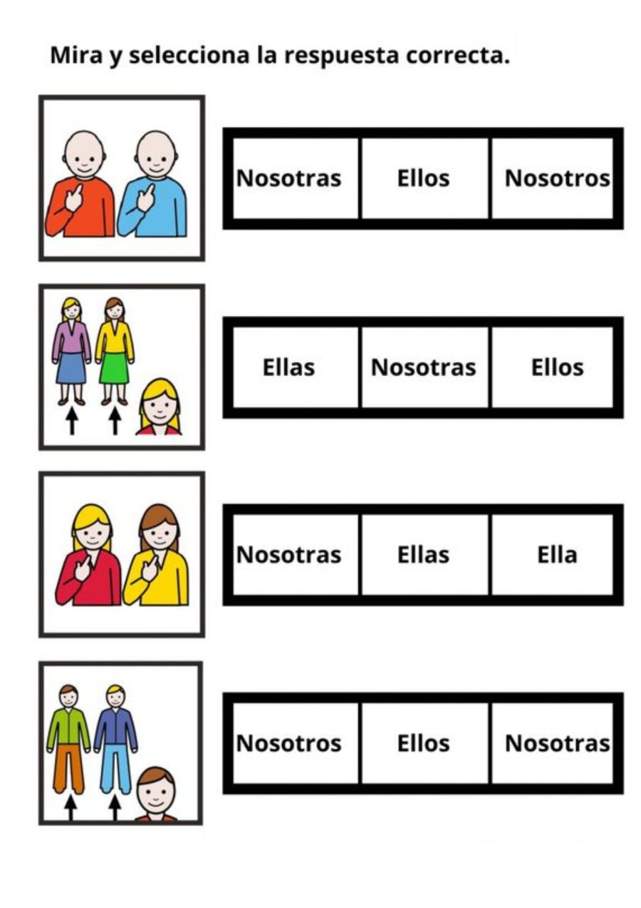 Ficha de pronombres personales recurso 2