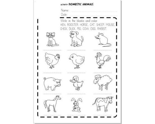 Animales en inglés 2