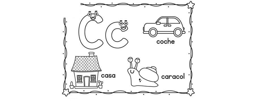 Fichas de la C para imprimir 1