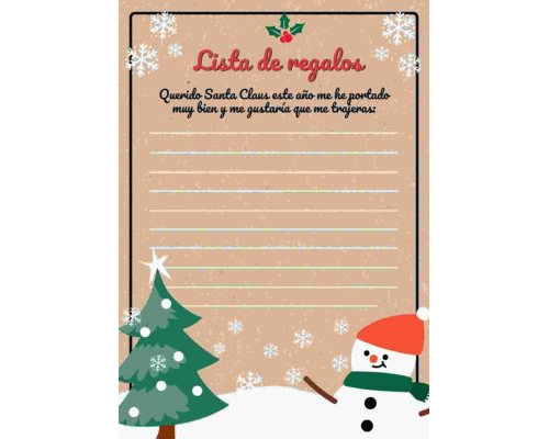 Fichas de navidad para Papá Noel 3