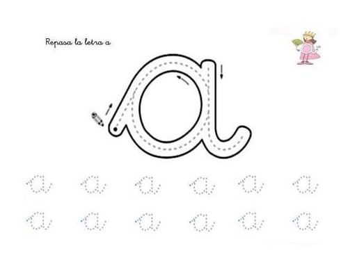 Fichas de la a minúscula 1