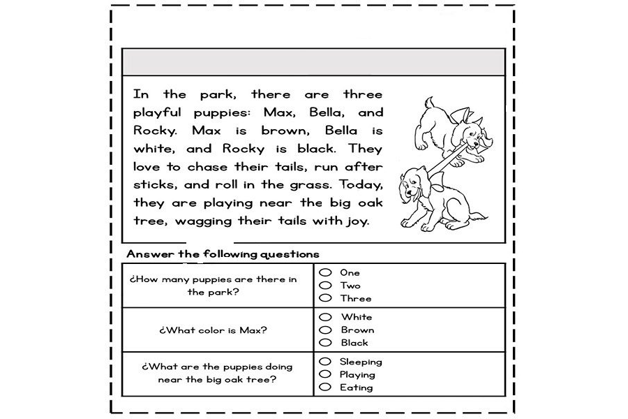 Fomento de la comprensión lectora en inglés a través de las fichas 1
