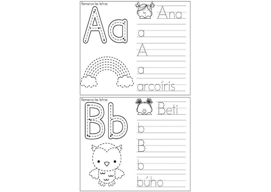 Cuadernos de caligrafía online para practicar la escritura 3