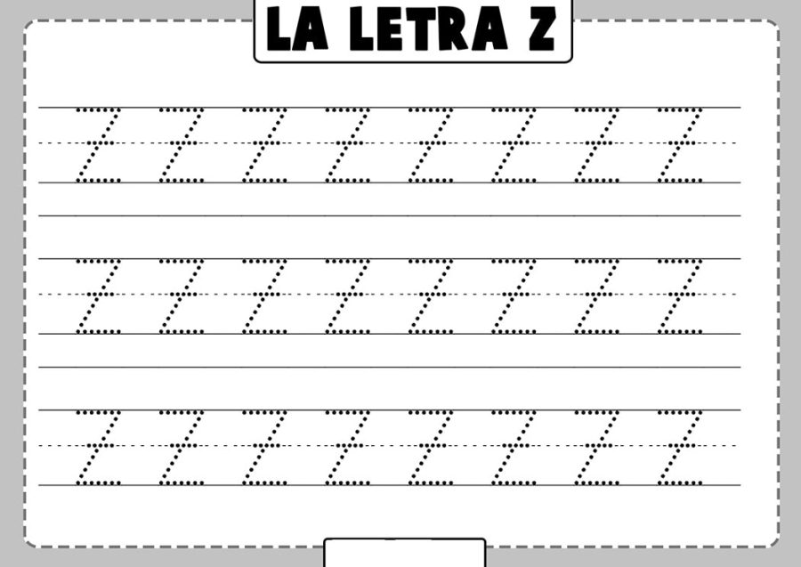 Fichas de la Z mayúscula 2