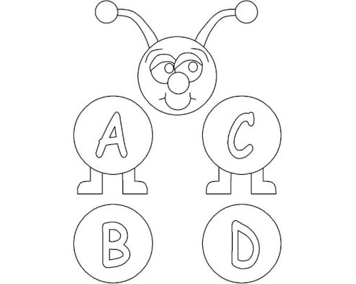 Fichas de gusanos para escribir 1