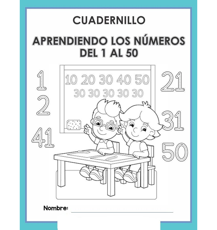 Aprendizaje de los números del 1 al 50 1