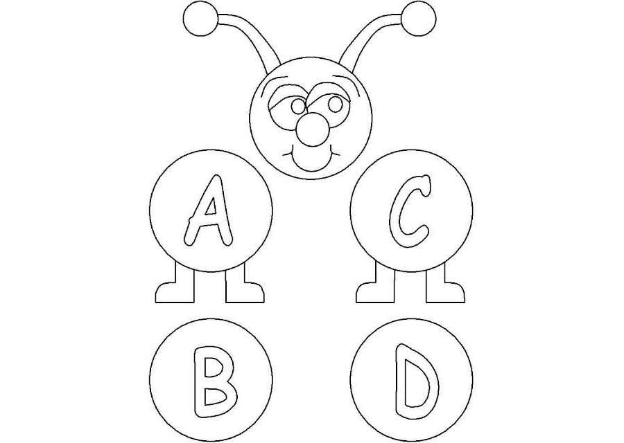 Fichas de gusanos para escribir 1