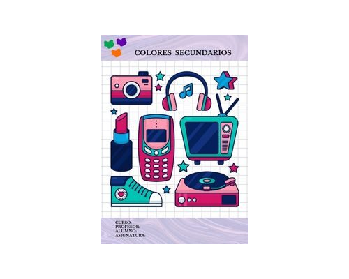 Fichas de colores secundarios para imprimir 1
