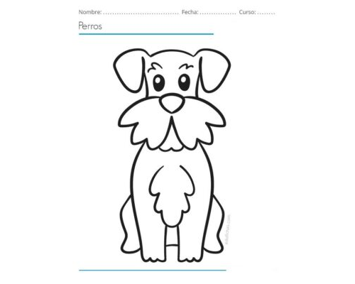 Fichas de perros para imprimir 3