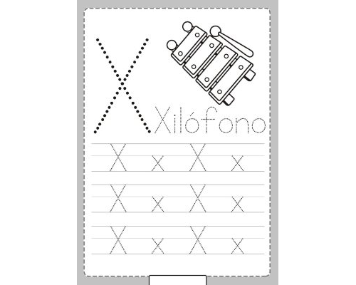 Ficha de la X mayúscula 2