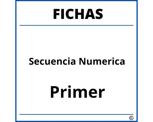Reforzamiento de la secuencia numérica y el conteo 1
