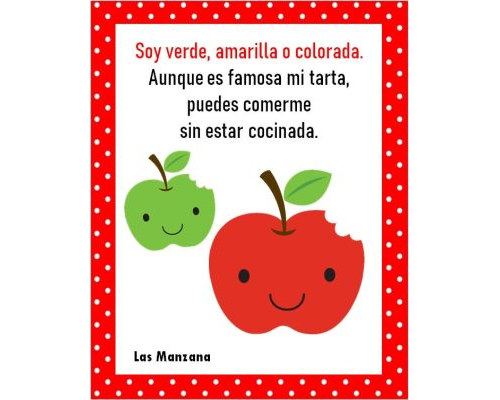 Juegos y adivinanzas relacionados con frutas y verduras 1