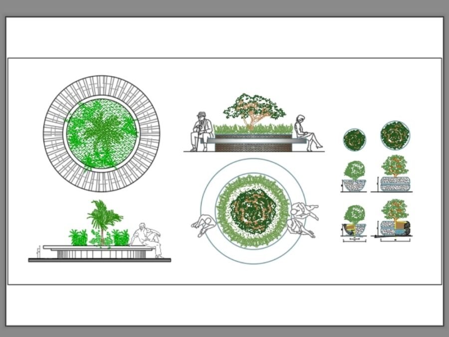 Equipamiento y mobiliario del jardín 1