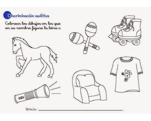 Percepción visual y discriminación auditiva 2